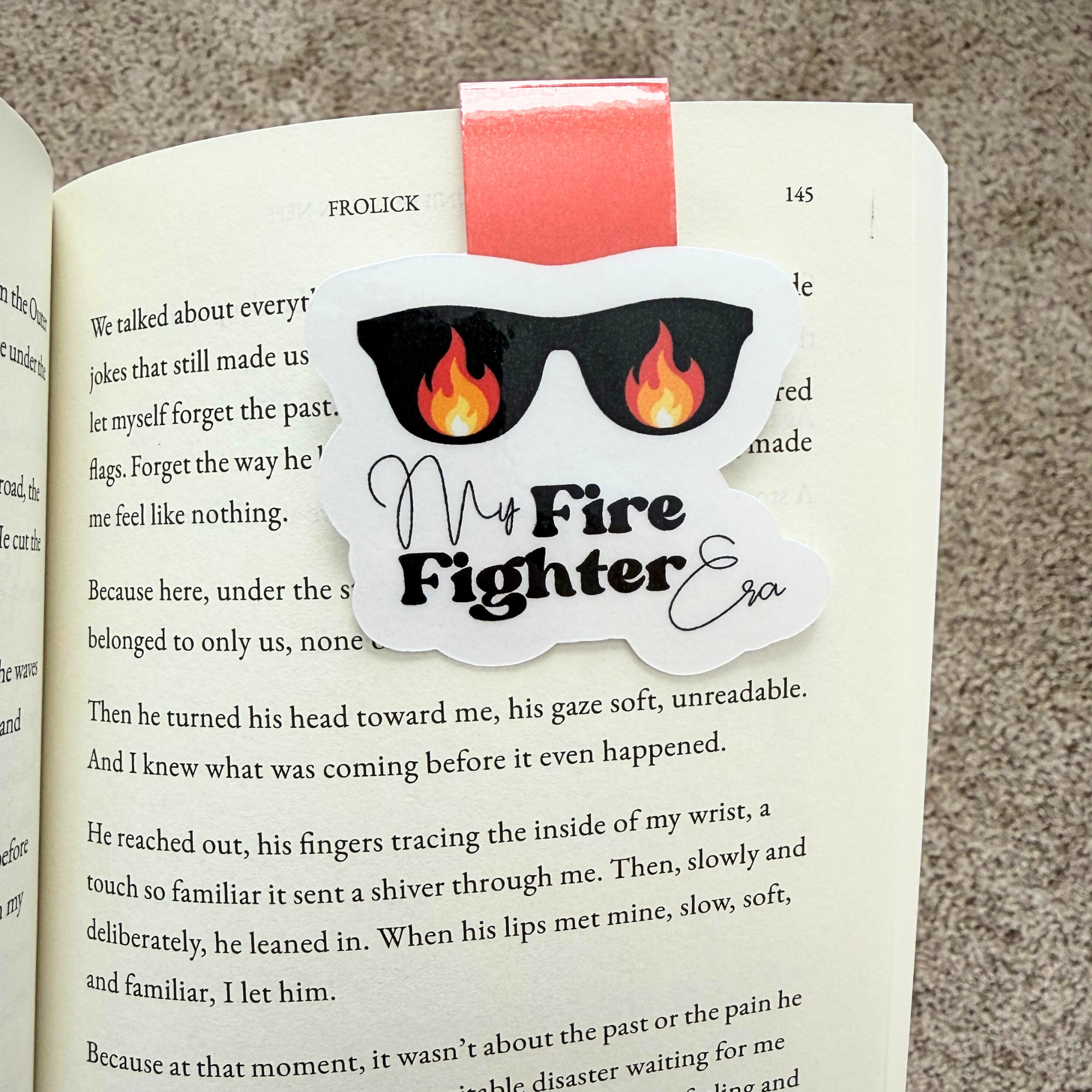 Firefighter Era Magnet Bookmark
