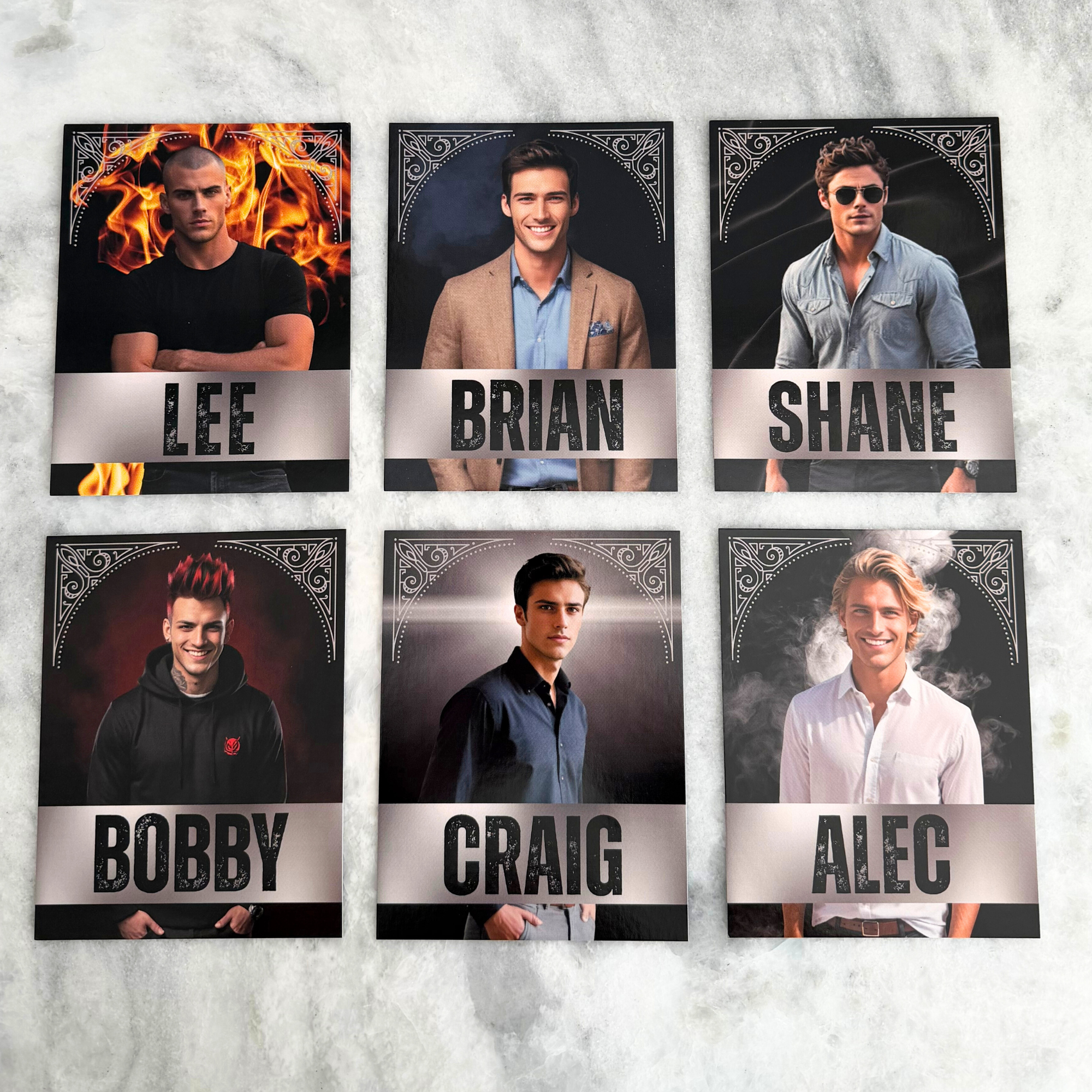 Frolick Character Card Set – Book 2 Men