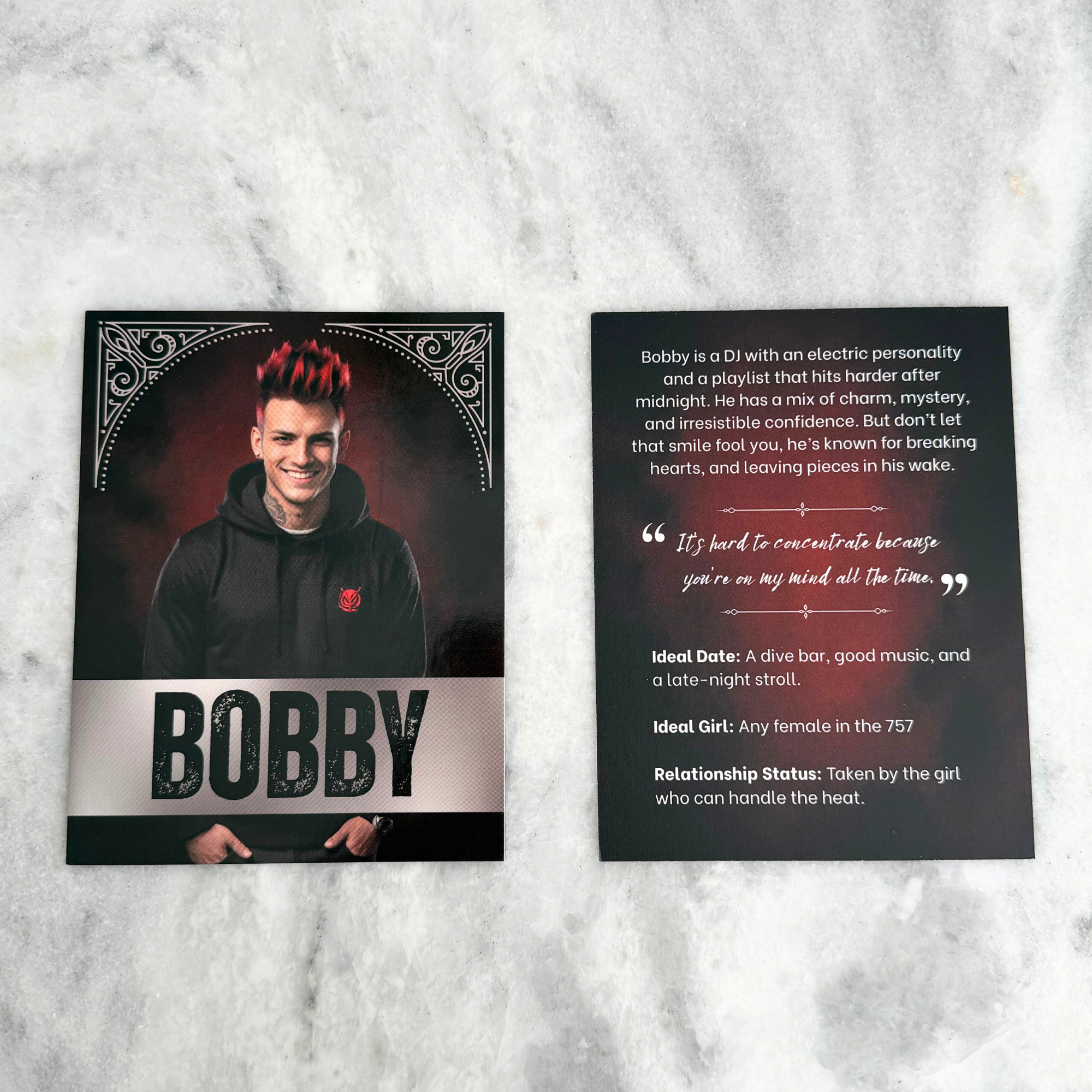 Frolick Character Card Set – Book 2 Men