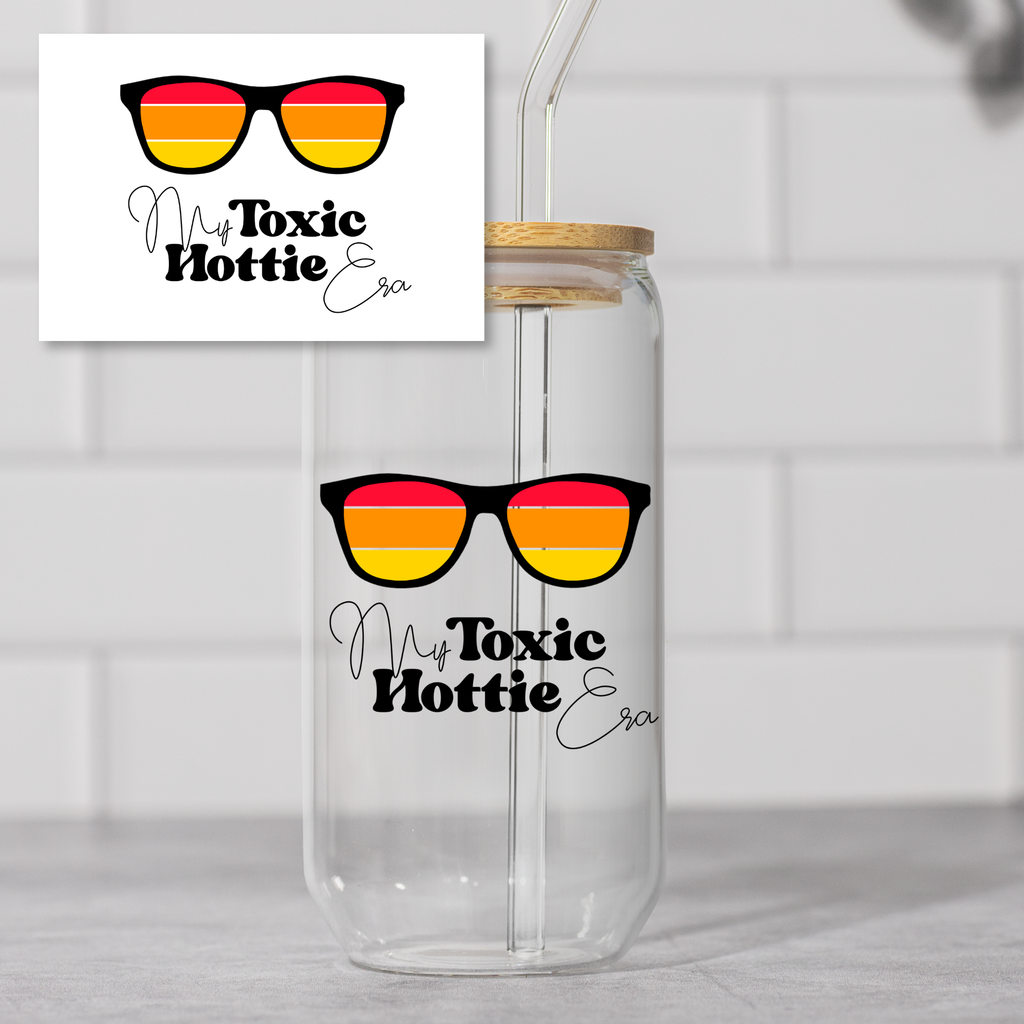 My Toxic Hottie Era – 16oz Glass Cup
