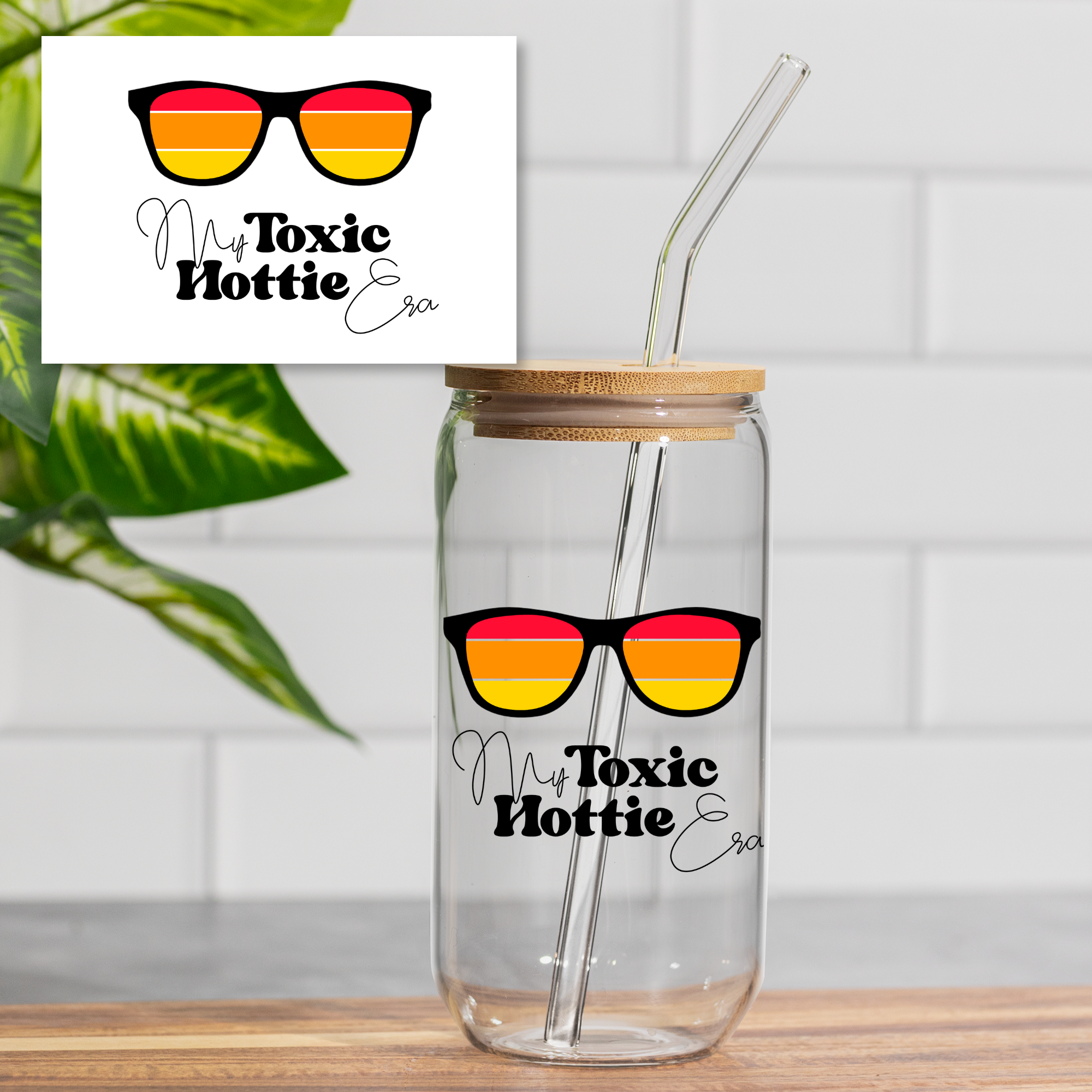 My Toxic Hottie Era – 16oz Glass Cup