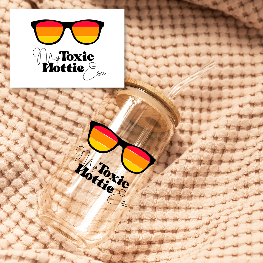 My Toxic Hottie Era – 16oz Glass Cup