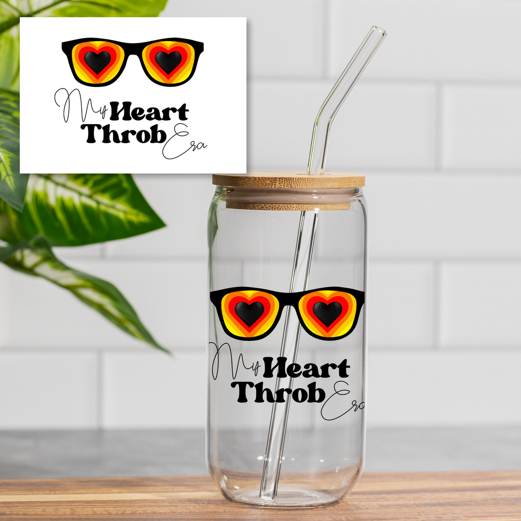 My Heartthrob Era – 16oz Glass Cup