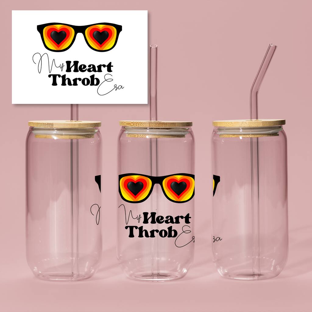 My Heartthrob Era – 16oz Glass Cup