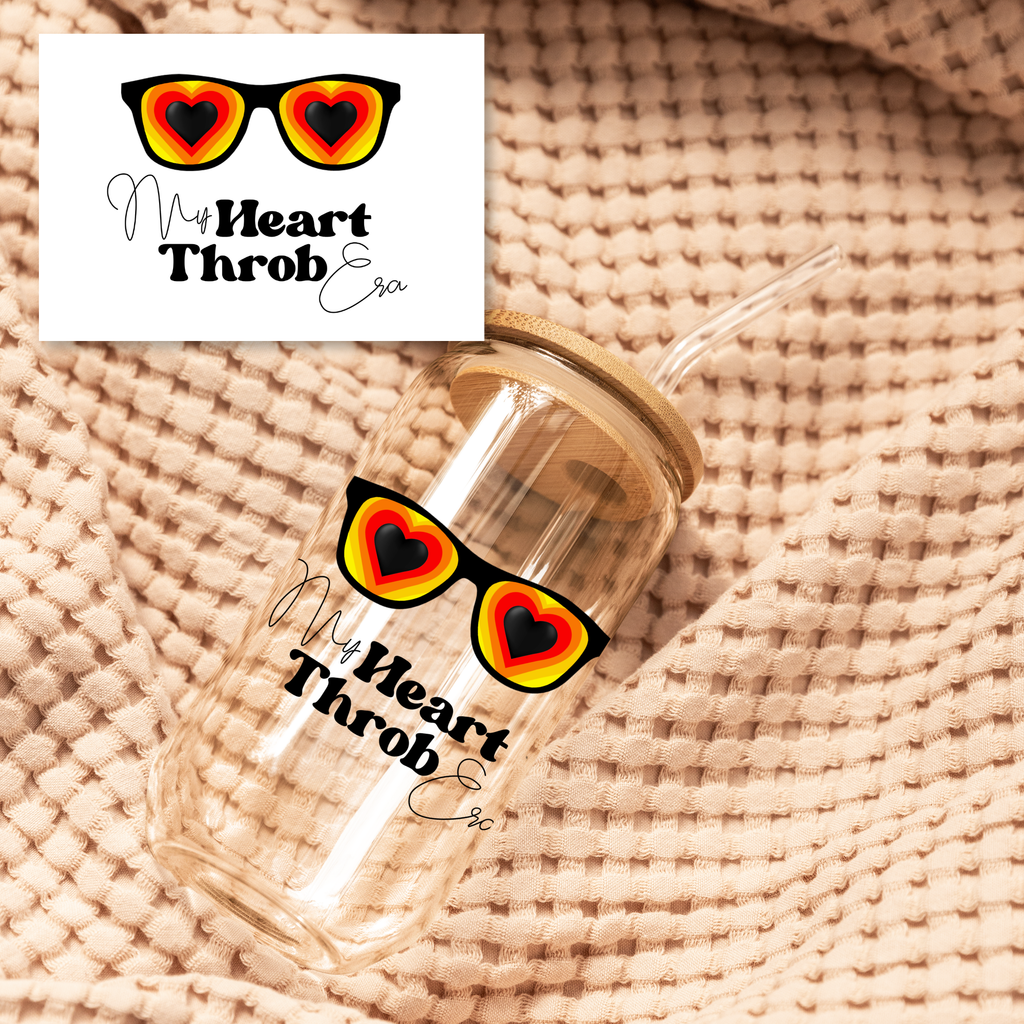 My Heartthrob Era – 16oz Glass Cup
