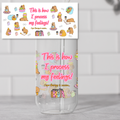 Capybara Feelings – 16oz Glass Cup